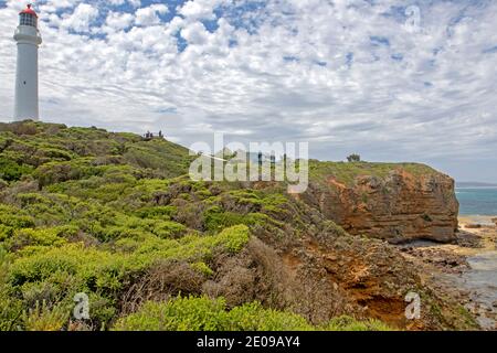 Split Point Lighthouse am Aireys Inlet Stockfoto