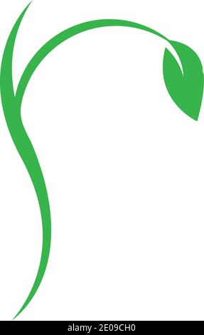Logos der Grüne Baum Blatt ökologie Natur element Vektor Stock Vektor