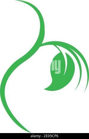 Logos der Grüne Baum Blatt ökologie Natur element Vektor Stock Vektor