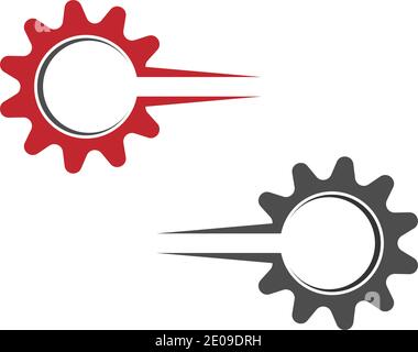 Gang Logo Vorlage Vektor icon Abbildung design Stock Vektor