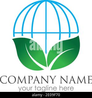 Go Green Logo Symbol Vektor Illustration Design Vorlage Stock Vektor