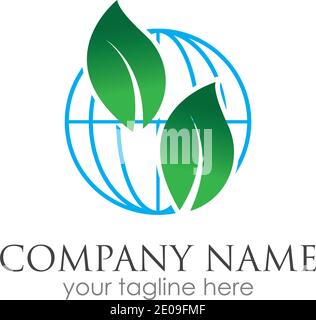 Go Green Logo Symbol Vektor Illustration Design Vorlage Stock Vektor