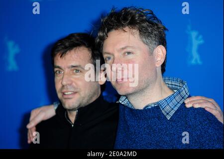 Kevin Macdonald und Gast bei der Fotokalle "marley" für die 62. Internationalen Filmfestspiele Berlin, 12. Februar 2012 in Berlin. Die 62. Berlinale findet vom 09. Bis 19. Februar statt. Foto von Aurore Marechal/ABACAPRESS.COM Stockfoto