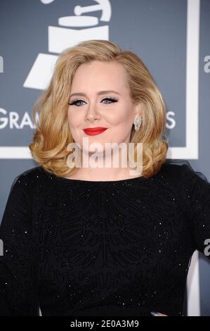 Adele bei der 54. Jährlichen Grammy Awards im Staples Center in Los Angeles, CA, USA am 12. Februar 2012. Foto von Lionel Hahn/ABACAPRESS.COM Stockfoto