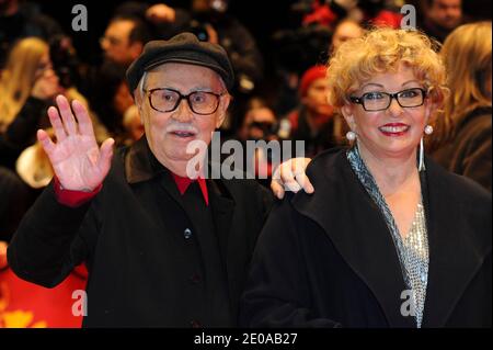 Die italienischen Regisseure Vittorio Taviani und die Produzentin Grazia Volpi nehmen an der Abschlussfeier der 62. Internationalen Filmfestspiele Berlin am 18. Februar 2012 in Berlin Teil. Die 62. Berlinale findet vom 09. Bis 19. Februar statt. Foto von Aurore Marechal/ABACAPRESS.COM Stockfoto