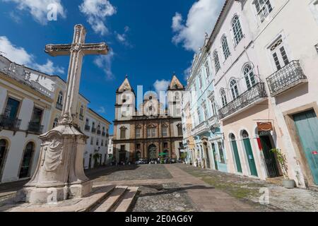 São Francisco Kirche in Pelourinho in Salvador Bahia Brasilien Stockfoto