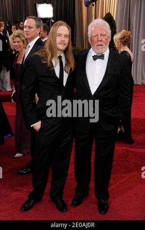 Brawley Nolte und Nick Nolte kommen zu den 84. Annual Academy Awards, die am 26. Februar 2012 im Kodak Theatre in Hollywood, CA, USA, verliehen werden. Foto von Graylock/ABACAPRESS.COM Stockfoto