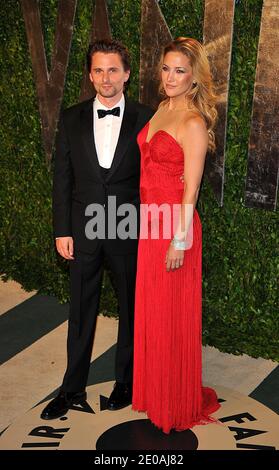 Matthew Bellamy und Kate Hudson kommen zur Vanity Fair Oscar Party 2012, veranstaltet von Graydon Carter, die am 26. Februar 2012 im Sunset Tower Hotel in Los Angeles, CA, stattfand. Foto von Vince Bucci/ABACAPRESS.COM Stockfoto