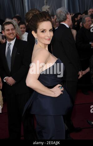 Tina Fey bei der 84. Annual Academy Awards, die am 26. Februar 2012 im Kodak Theatre in Los Angeles, CA, USA, verliehen wurden. Foto von Lionel Hahn/ABACAPRESS.COM Stockfoto