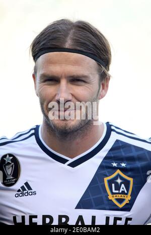 David Beckham vor dem Major League Soccer Spiel gegen die LA Galaxy bei der DC United im Home Depot Center in Los Angeles, CA, USA am 18. März 2012. Foto von Lionel Hahn/ABACAPRESS.COM Stockfoto