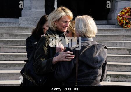 Teilnahme an der Trauerfeier des Schauspielers Michel Duchaussoy auf dem Friedhof Pere Lachaise in Paris, Frankreich am 20. März 2012. Foto von Alban Wyters/ABACAPRESS.COM Stockfoto