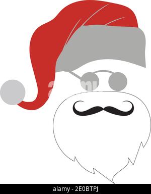 santa claus Vektor-Symbol Logo Illustration Design Vorlage Stock Vektor