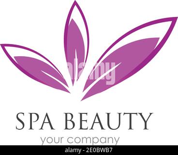 Spa-Logo Vektor Illustration Design-Vorlage Stock Vektor