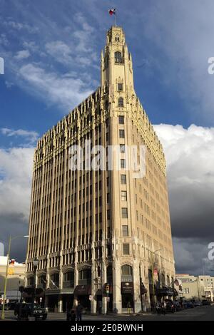 Ein allgemeiner Blick auf das Emily Morgan Hotel, Dienstag, 29. Dezember 2020, in San Antonio, Text Stockfoto