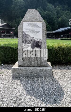 Les Glières : Denkmal Stockfoto