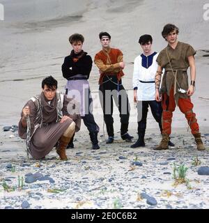 Neue romantische Rock Band Spandau Ballett. 1983 Stockfoto