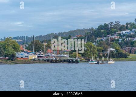 Hafen am Tamar River in Launceston, Australien Stockfoto