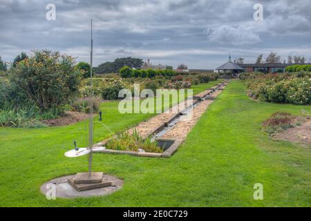 Rosengarten auf dem Woolmers Anwesen in Tasmanien, Australien Stockfoto