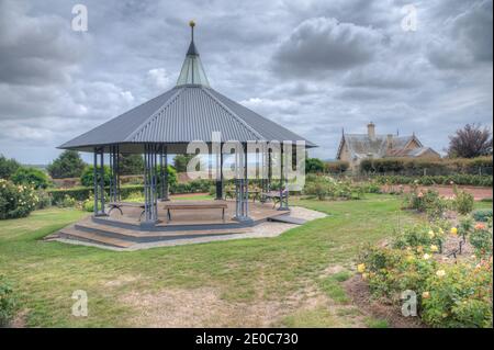 Rosengarten auf dem Woolmers Anwesen in Tasmanien, Australien Stockfoto