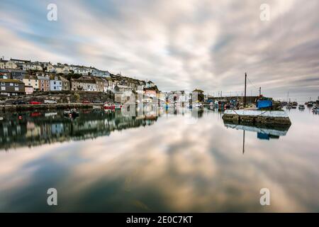Mevagissey Harbour; Cornwall; Großbritannien Stockfoto