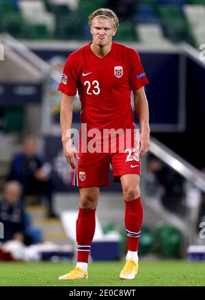 Aktenfoto vom 07-09-2020 des norwegischen Erling Braut. Stockfoto