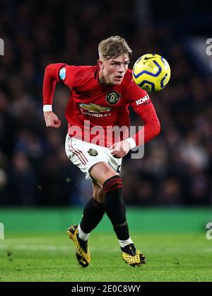 Aktenfoto vom 17-02-2020 von Manchester United's Brandon Williams. Stockfoto