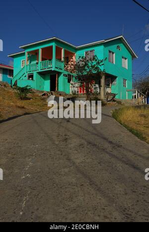 Karibik: Windward Islands: St. Vincent und die Grenadinen: Mayreau: Hill Top Bar Stockfoto