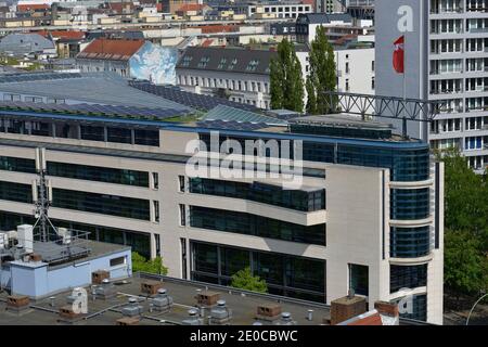 Bundeszentrale SPD, Willy-Brandt-Haus, Stresemannstraße, Kreuzberg, Berlin, Deutschland Stockfoto