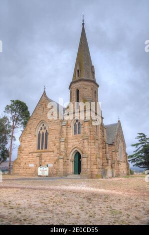 Ross Uniting Church in Ross, Australien Stockfoto