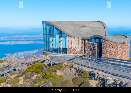 Pinnacle Shelter am Mount Wellington in Hobart, Australien Stockfoto