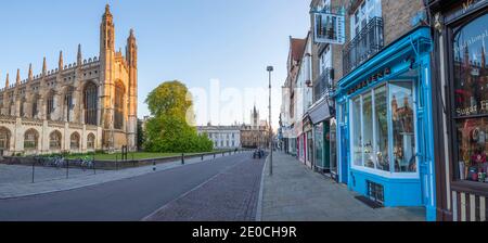 King's Parade, King's College Chapel, Cambridge, Cambridgeshire, England, Vereinigtes Königreich, Europa Stockfoto