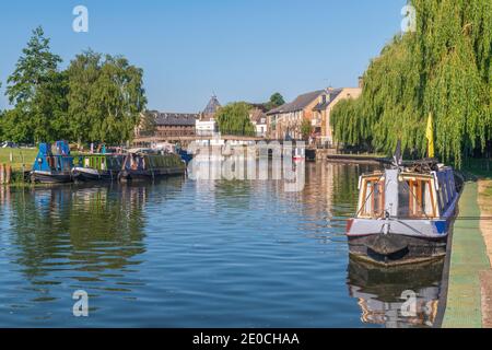 River Great Ouse, Ely, Cambridgeshire, England, Vereinigtes Königreich, Europa Stockfoto
