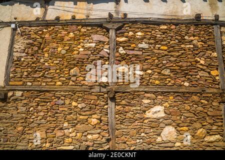 Steinmauer. Stockfoto