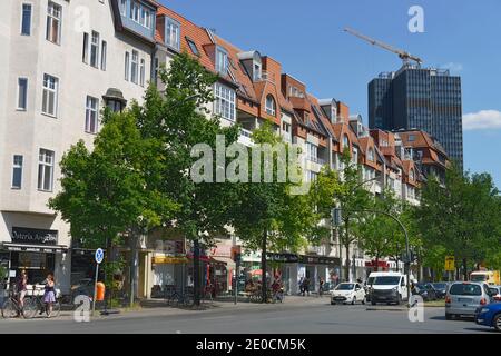 Altbauten Hochhaus DES teglitzer Kreisel, Schloßstraße, Steglitz, Berlin, Deutschland Stockfoto