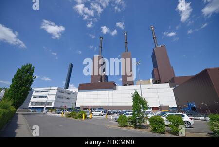 Heizkraftwerk Lichterfelde, Ostpreussendamm, Lichterfelde, Berlin, Deutschland Stockfoto