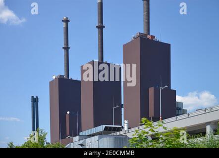 Heizkraftwerk Lichterfelde, Ostpreussendamm, Lichterfelde, Berlin, Deutschland Stockfoto