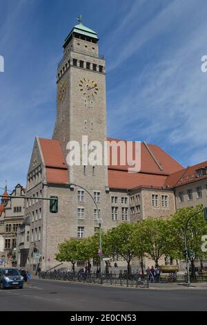 Rathaus Neukölln, Karl-Marx-Straße, Neukölln, Berlin, Deutschland / Neukölln Stockfoto