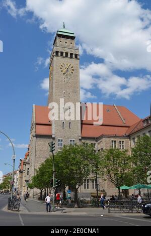 Rathaus Neukölln, Karl-Marx-Straße, Neukölln, Berlin, Deutschland / Neukölln Stockfoto