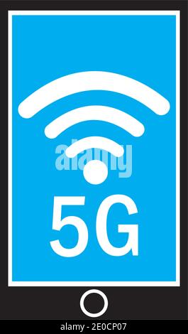 5g Logo Zeichen Vektor Vorlage Vector Technologie Symbol Netzwerk Zeichen 5G Stock Vektor