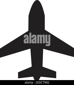 Flugzeug Logo Vorlage Vektor Illustration Symbol Design Ebene Symbol Vektor. Stock Vektor