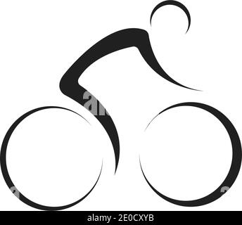 Fahrrad Logo Vektor Vorlage Stock Vektor