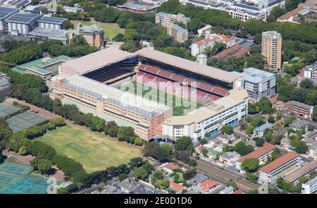 Kapstadt, Westkap, Südafrika - 12.22.2020: Luftaufnahme des Newlands Rugby Ground Stockfoto