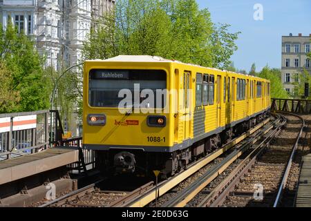 U2, U-Bahn, Tempelhof-Schoeneberg Buelowstrasse, Schöneberg, Berlin, Deutschland Stockfoto