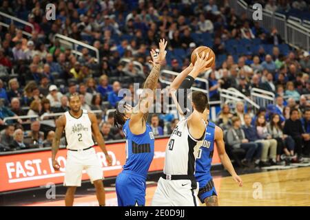 Orlando Magic Gastgeber der LA Clippers im Amway Center in Orlando Florida am Sonntag, 26. Januar 2020. Bildnachweis: Marty Jean-Louis Stockfoto