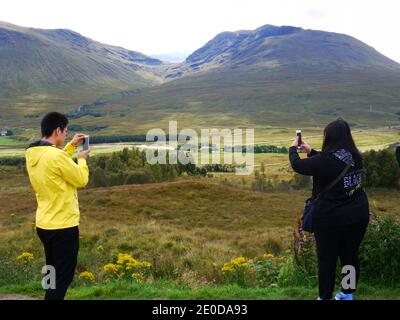 Glencoe, North Argyle Sctland, Großbritannien Stockfoto