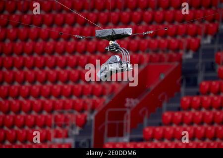 Bilbao, Spanien. Dezember 31, 2020. Spyder Cam während des La Liga-Spiels zwischen Athletic Club Bilbao und Real Sociedad CF spielte im San Mames Stadium. Kredit: Ion Alcoba/Capturasport/Alamy Live Nachrichten Stockfoto