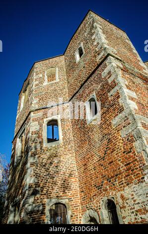 Otford Palace schaut nach oben Stockfoto