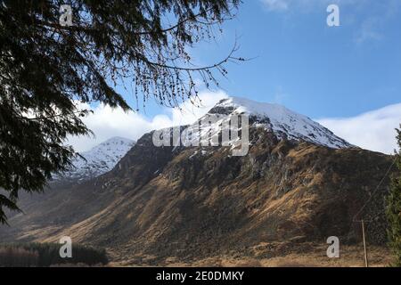 Glen Clova ist ein bemerkenswertes vergletschtes Tal im Westen Teil der Angus Region von Schottland Stockfoto