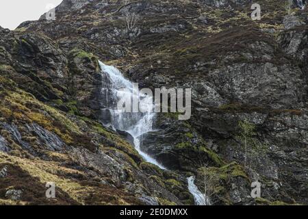 Glen Clova ist ein bemerkenswertes vergletschtes Tal im Westen Teil der Angus Region von Schottland Stockfoto