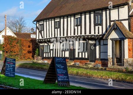 Aston Cantlow Village Hall in der Nähe von Henley in Arden, Warwickshire. Stockfoto